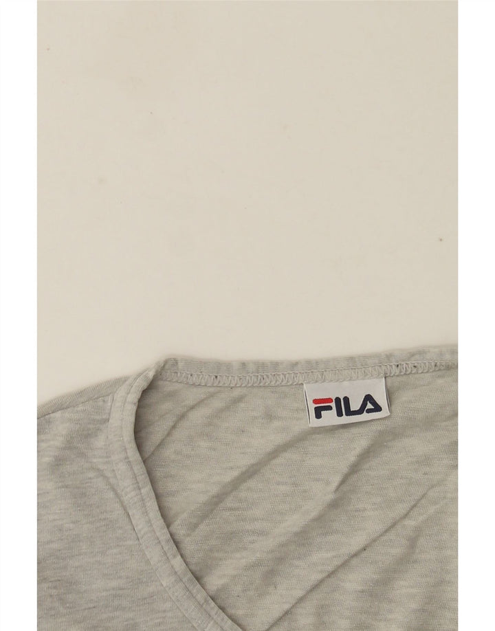 Ανδρικό T-Shirt Fila Top Small Grey Flecked