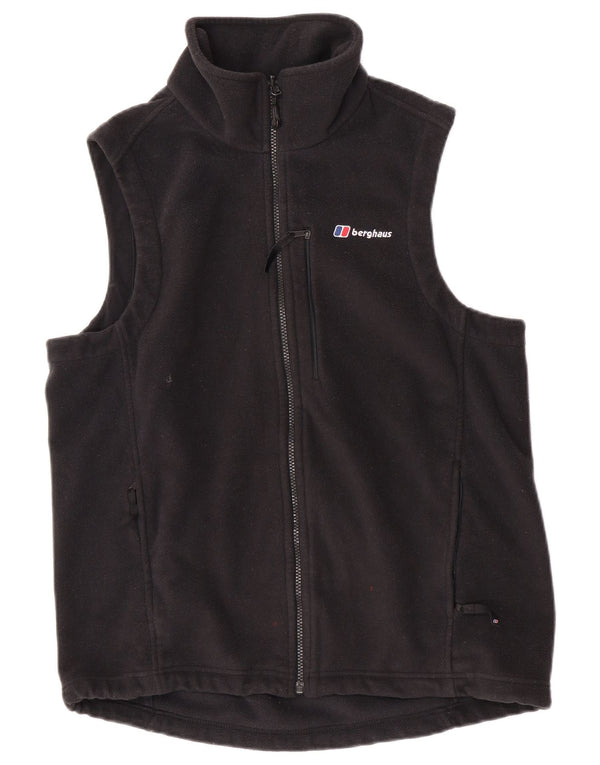 Berghaus Mens Fleece Gilet UK 40 Large Black Polyester