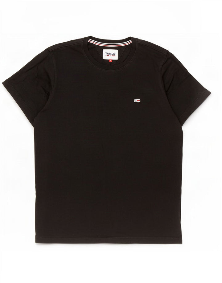 Ανδρικό T-Shirt Tommy Hilfiger Top Μεσαίο μαύρο βαμβακερό