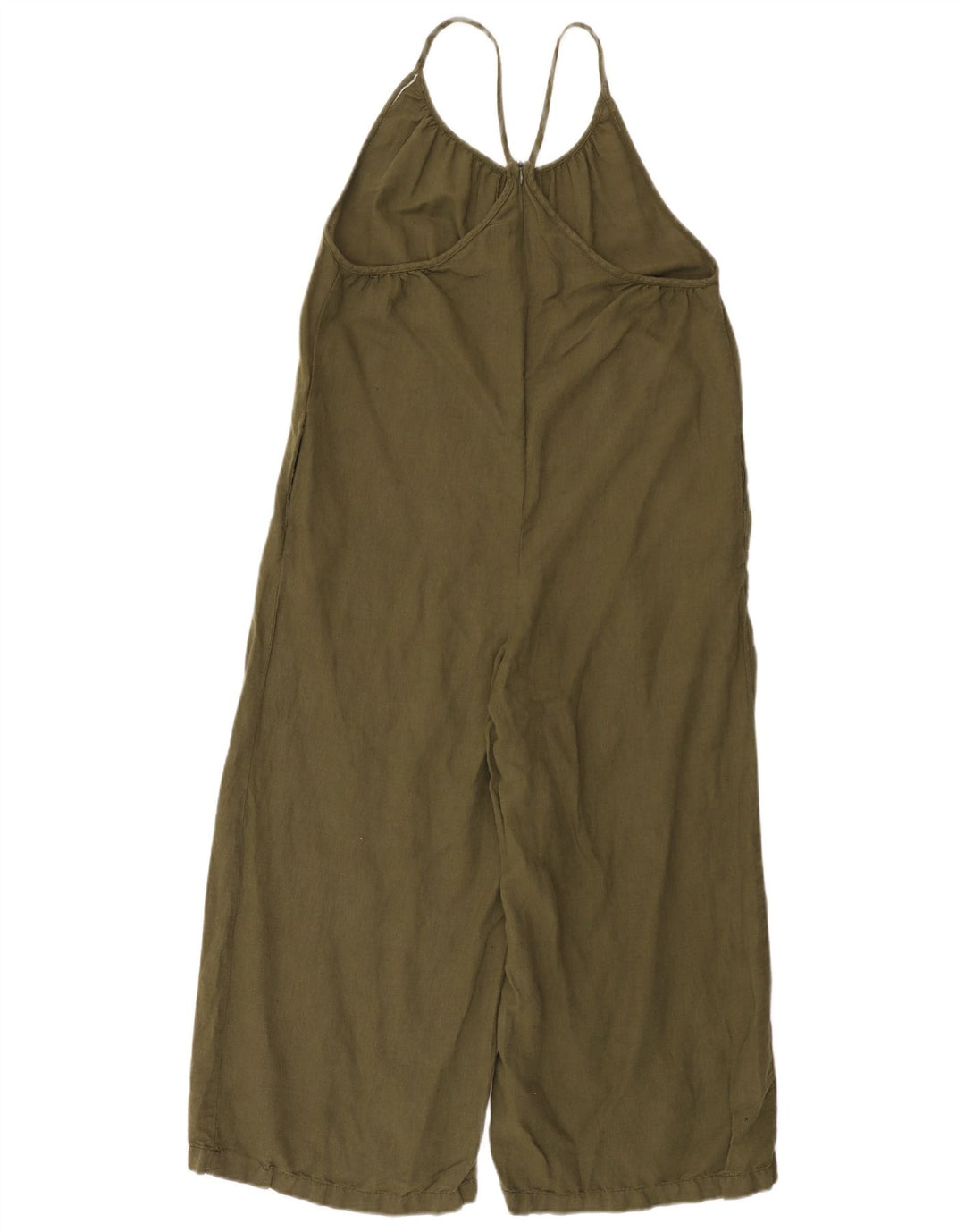 Zara γυναικεία αμάνικη φόρμα UK 10 Small Khaki