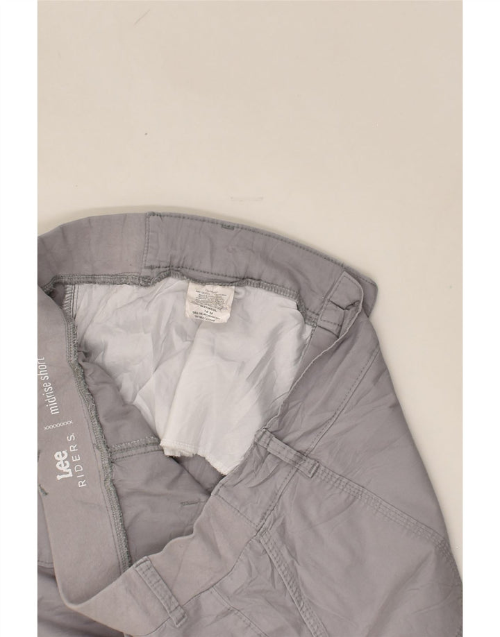 LEE Womens Chino Shorts US 18 2XL W38  Grey Cotton | Vintage Lee | Thrift | Second-Hand Lee | Used Clothing | Messina Hembry 