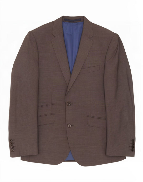 Marks & Spencer Mens 2 Button Blazer Jacket UK 40 Medium Grey Wool