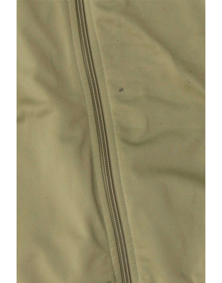 Adidas Γυναικεία φόρμα γραφικών Top Jacket UK 14 Medium Green Polyester