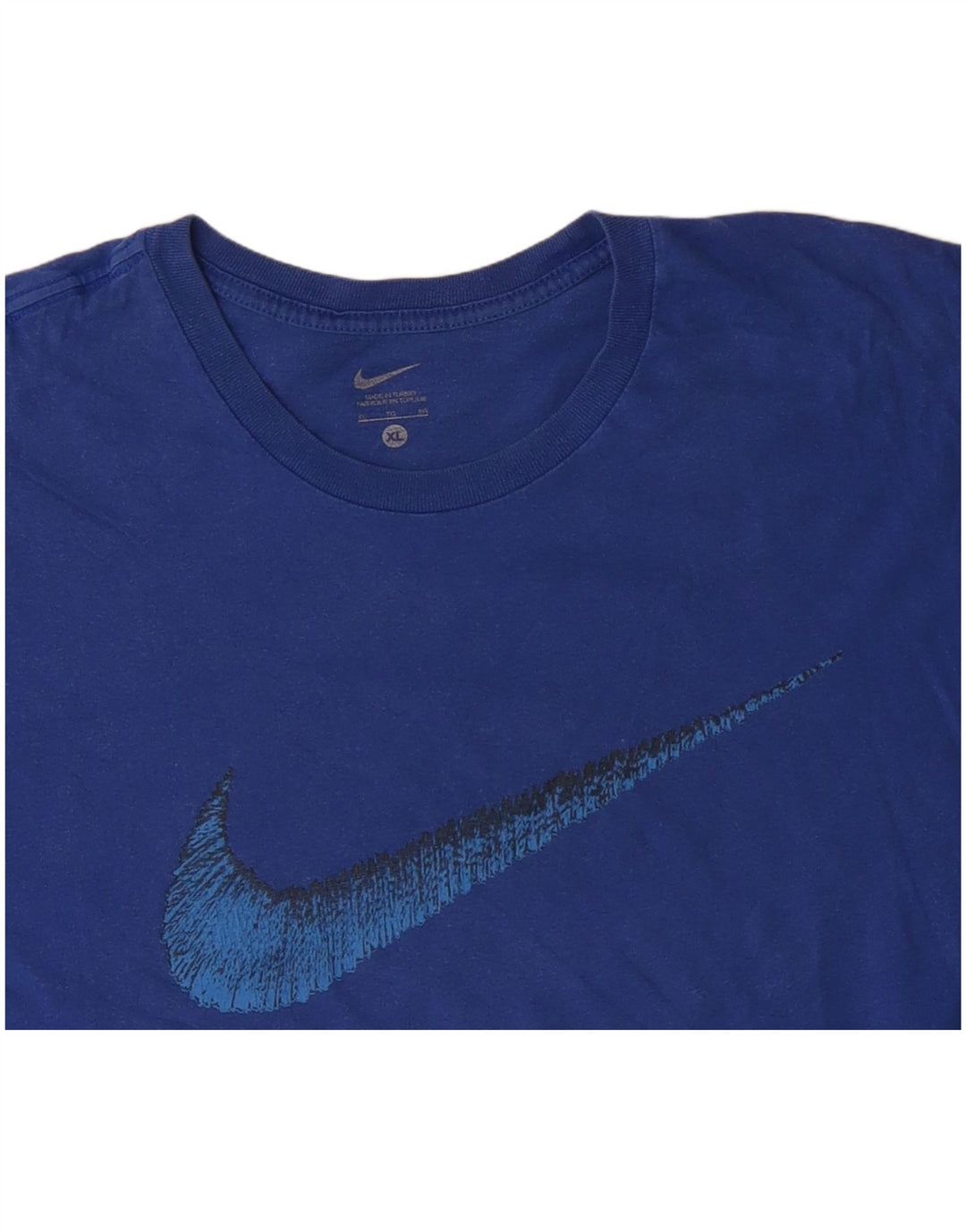 Ανδρικό γραφικό μπλουζάκι NIKE XL Μπλε βαμβακερό