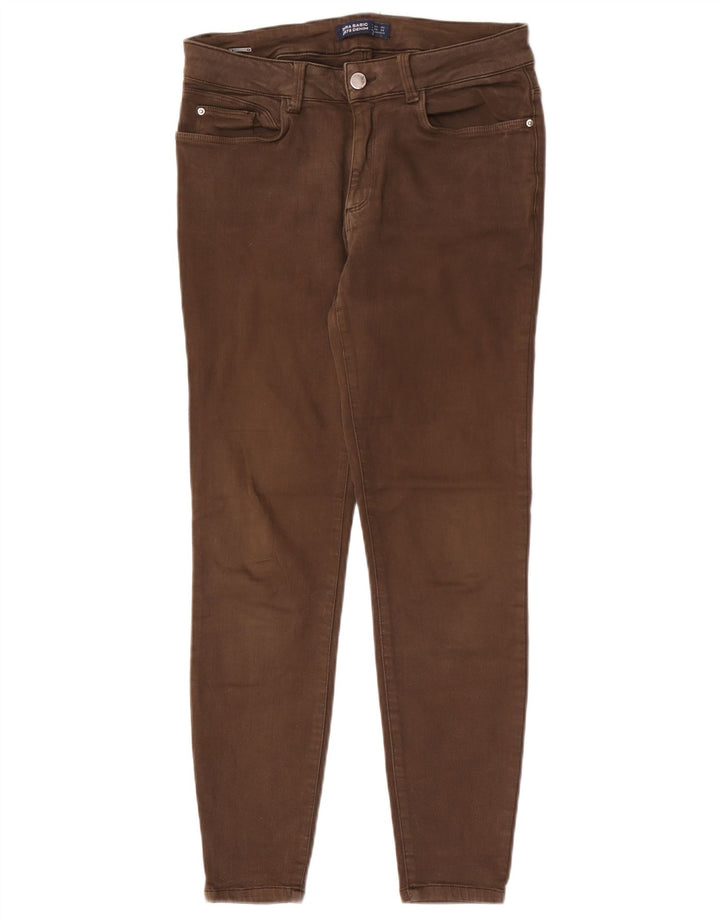Zara Γυναικείο Skinny Jeans EU 40 Medium W30 L27 Καφέ