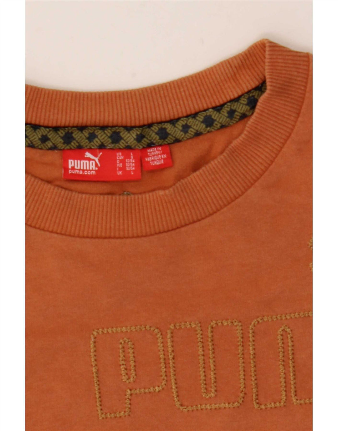 Ανδρικό γραφικό μπλουζάκι Puma Top Large Πορτοκαλί