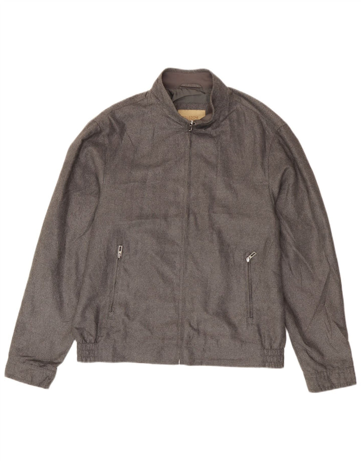 Ανδρικό μπουφάν Bomber Marks & Spencer UK 38 Medium Silver Polyester