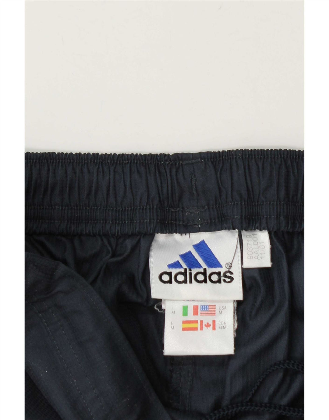 Ανδρική αθλητική φόρμα Adidas Παντελόνι μεσαίου μπλε ναυτικού πολυεστέρα