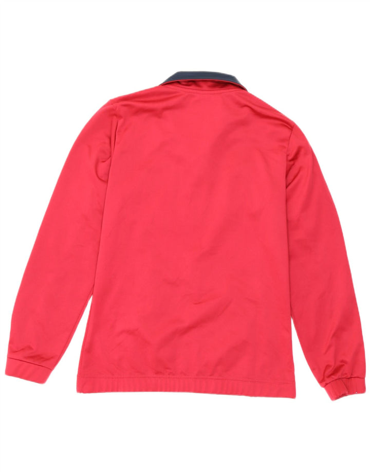 Γυναικεία αθλητική φόρμα Asics Top Jacket UK 14 Medium Red Colourblock Polyester