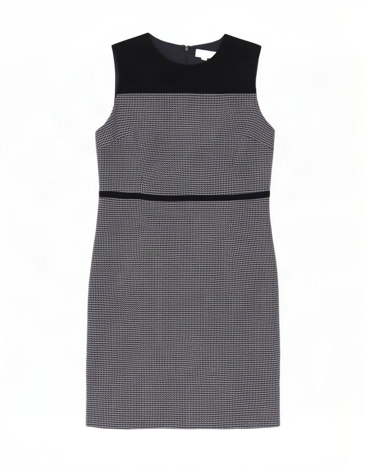 Γυναικείο αμάνικο φόρεμα Hobbs UK 18 XL Μαύρο Check Polyester