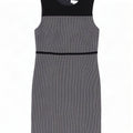 Γυναικείο αμάνικο φόρεμα Hobbs UK 18 XL Μαύρο Check Polyester