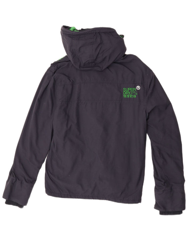 Superdry Γυναικείο Windcheater Windbreaker Jacket UK 14 Medium Navy Blue