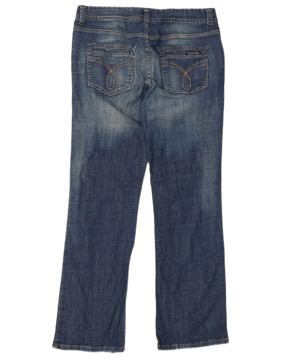 CALVIN KLEIN Γυναικείο τζιν μποτάκι US 14 XL W34 L31 Μπλε βαμβακερό