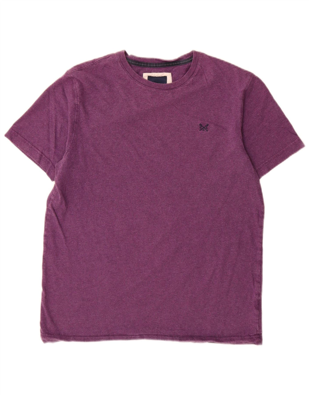 Ανδρικό T-Shirt Crew Clothing Top Medium Purple Βαμβακερό