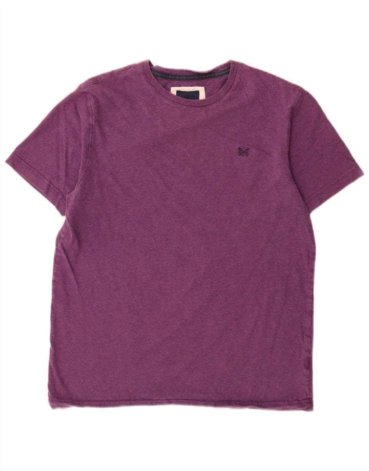 Ανδρικό T-Shirt Crew Clothing Top Medium Purple Βαμβακερό