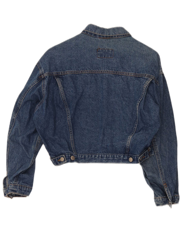 Γυναικείο Τζιν μπουφάν Oxygen Crop UK 12 Medium Blue