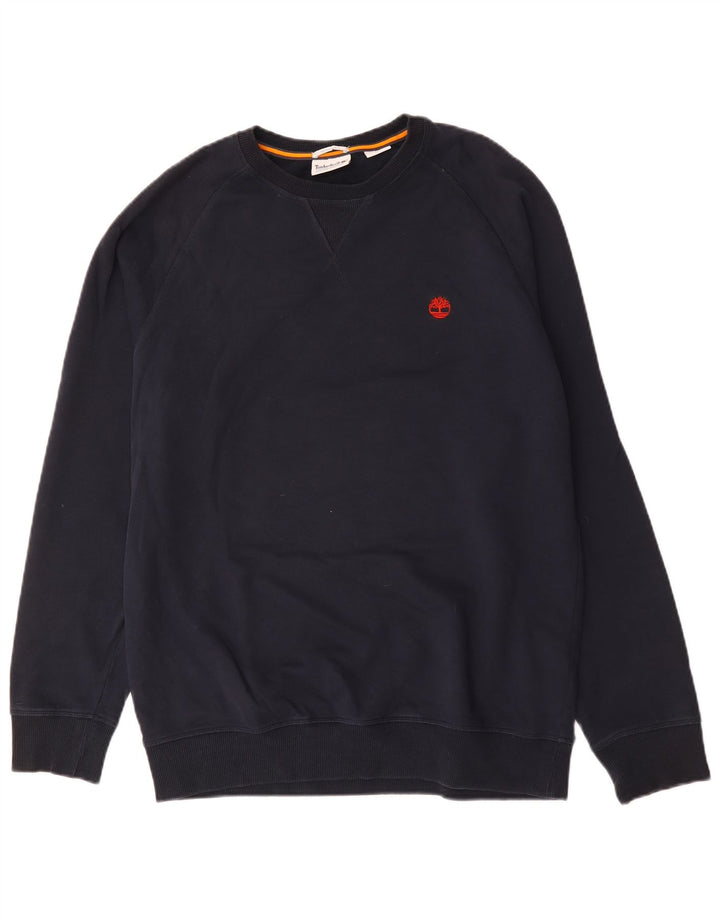 Ανδρικό φούτερ Timberland Regular Fit Jumper Large Navy Blue από βαμβάκι