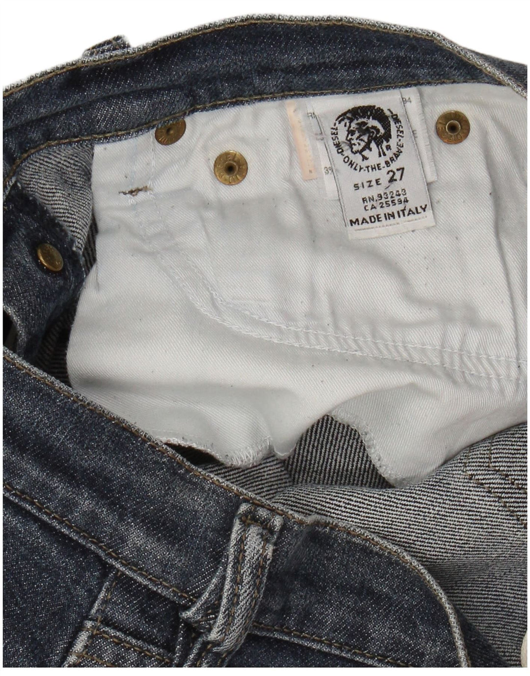 Γυναικείο ίσιο τζιν DIESEL W27 L30 Navy Blue Cotton