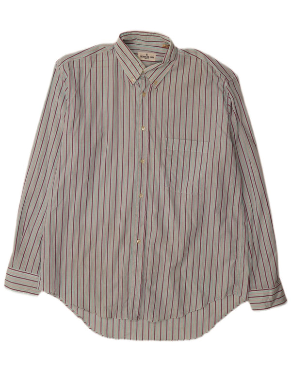 Ανδρικό πουκάμισο Cerruti 1881 Size 40 15 3/4 Medium Blue ριγέ βαμβακερό Classic