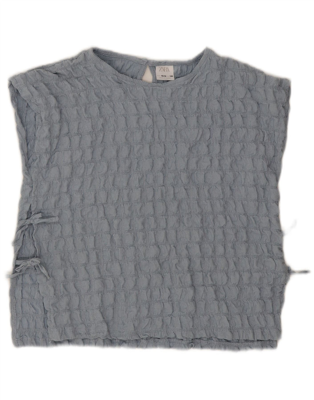 Zara Girls Sleeveless Μπλούζα Top 13-14 Years Blue