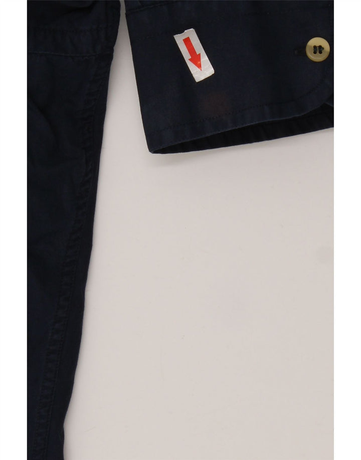 Σκεφτείτε Pink Ανδρικό πουκάμισο XL Navy Blue Cotton