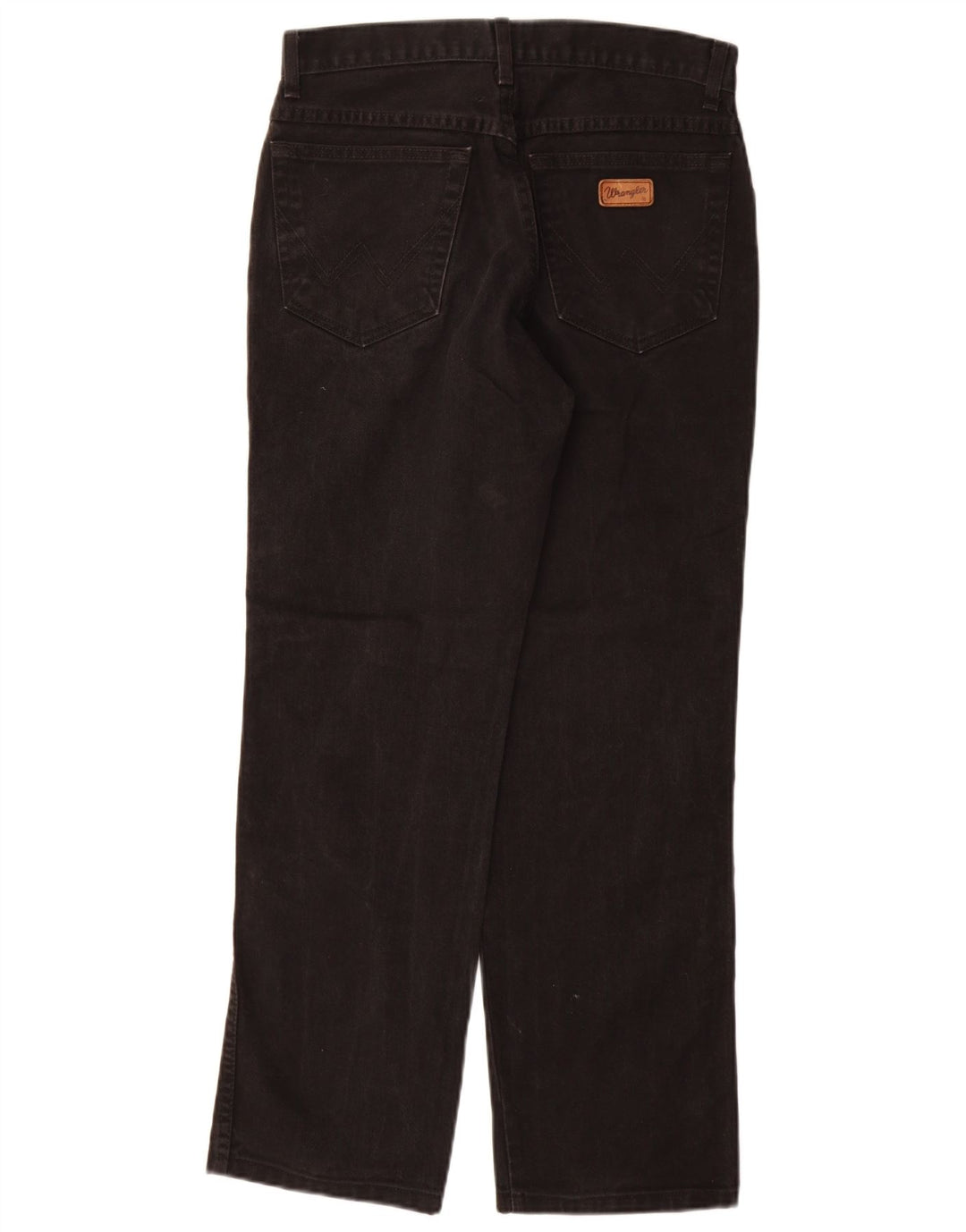 Ανδρικό τζιν Texas Straight Wrangler W32 L30 μαύρο βαμβακερό