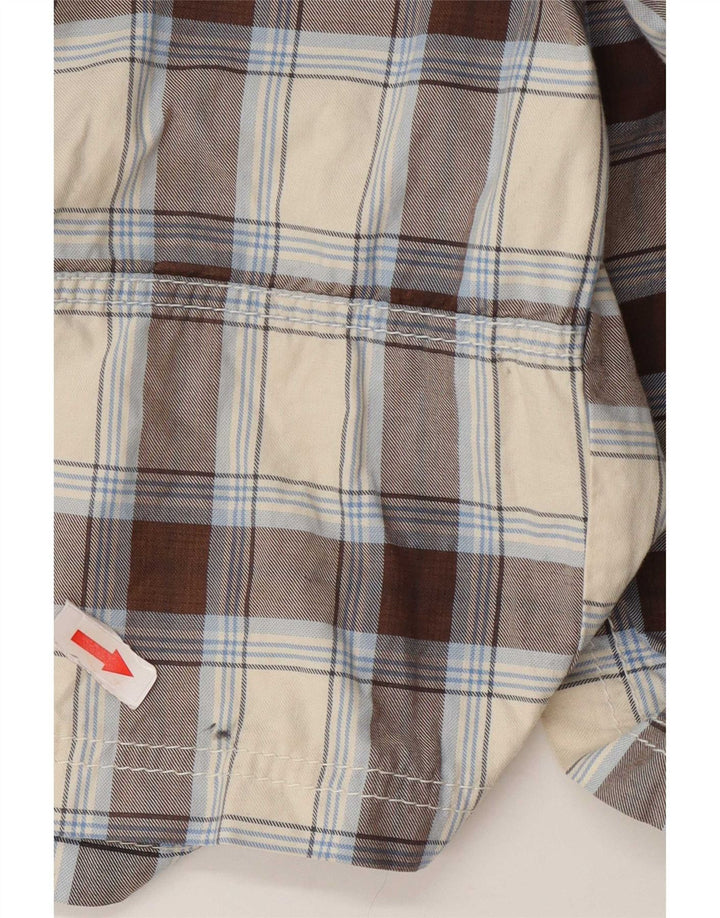 Brax Ανδρικό σορτς Cargo W36 Large Beige Check Cotton