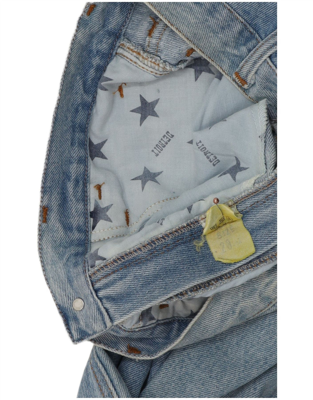 Vintage γυναικείο ψηλόμεσο τζιν W28 L30 μπλε βαμβακερό