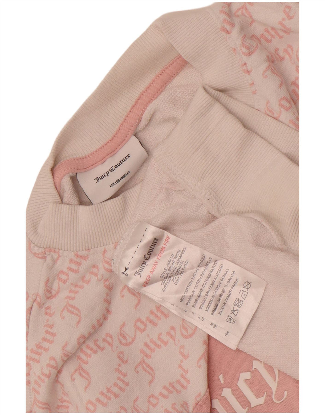 Γυναικεία φούτερ Juicy Couture Jumper UK 14 Medium White Colourblock