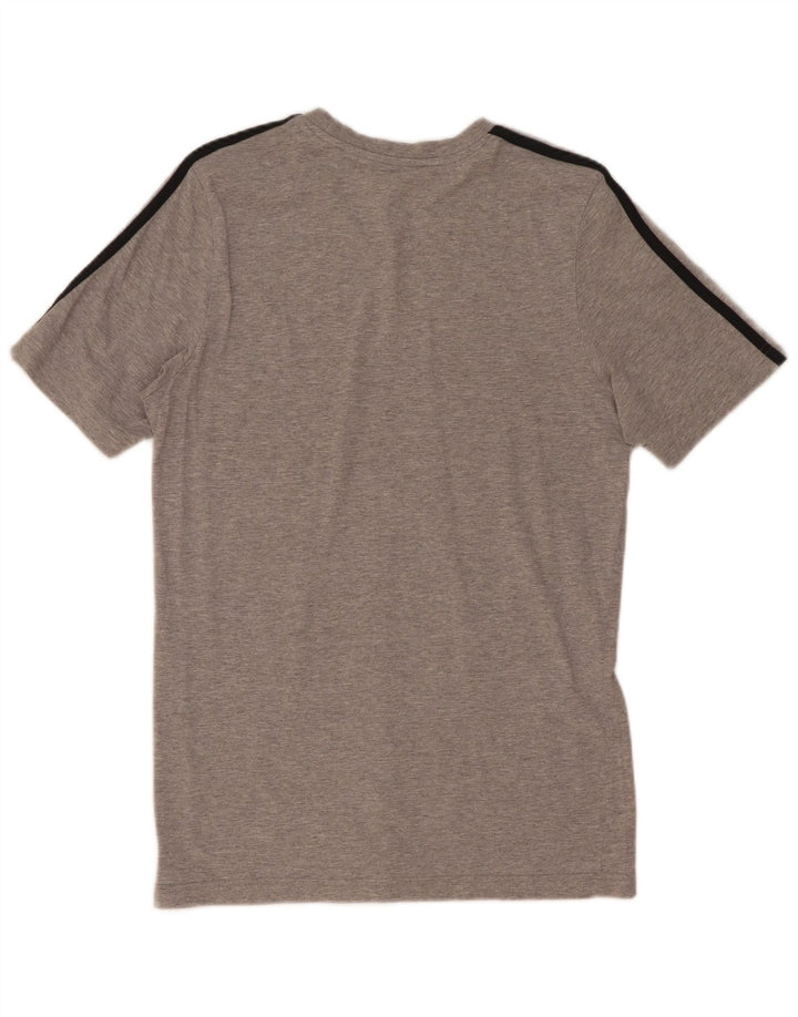 Ανδρικό T-Shirt Adidas Top Μικρό Γκρι Ριγέ