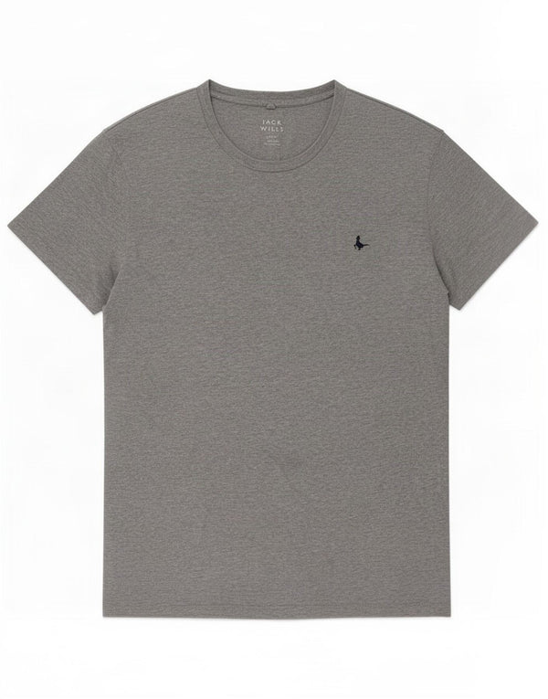 Jack Wills Ανδρικό T-Shirt Top Large Grey Flecked