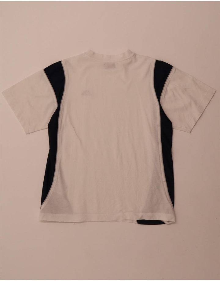 Ανδρικό T-Shirt KAPPA Top Small White Colourblock Cotton Sports
