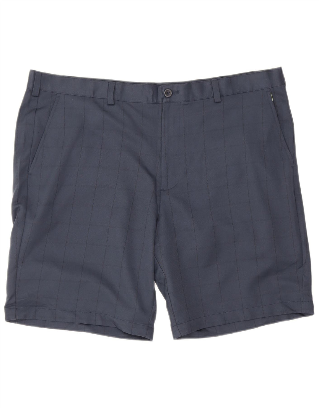 Ανδρικό σορτς chino Golf Izod W40 XL Navy Blue Check Polyester