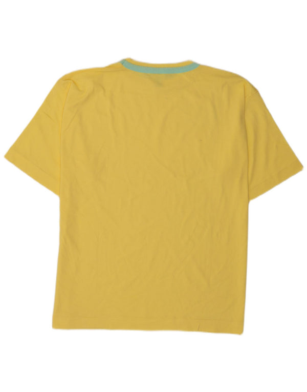 Best Company Ανδρικό T-Shirt Top XL Κίτρινο βαμβακερό