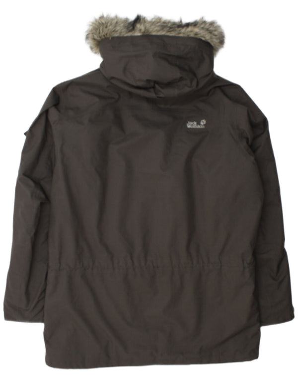Jack Wolfskin Ανδρική κουκούλα Sherpa Parka UK 44/46 XL Grey Polyester