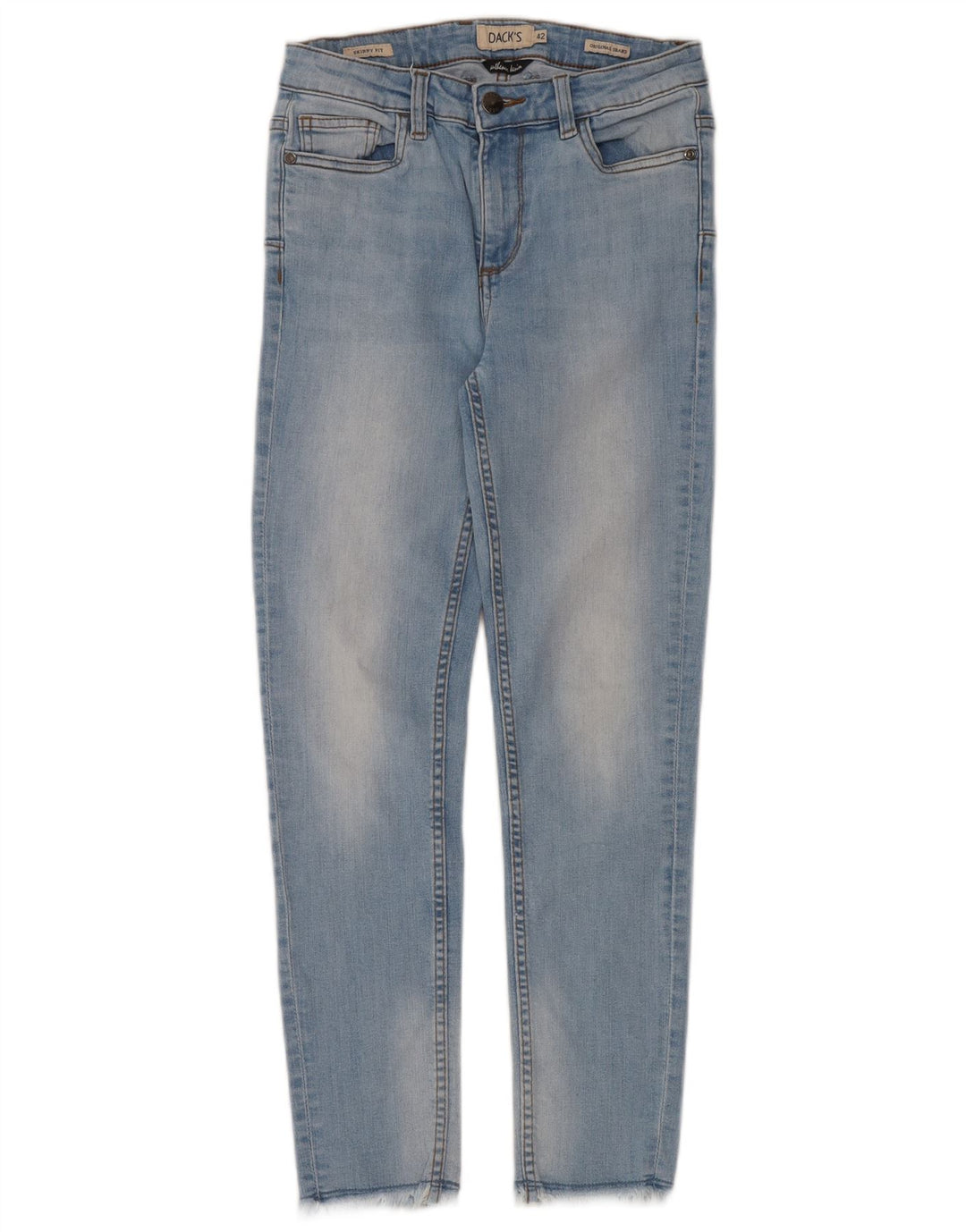 Dack's Γυναικείο Skinny Jeans IT 42 Medium W28 L26 Μπλε βαμβακερό