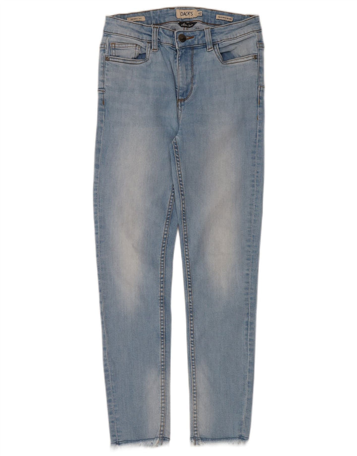 Dack's Γυναικείο Skinny Jeans IT 42 Medium W28 L26 Μπλε βαμβακερό
