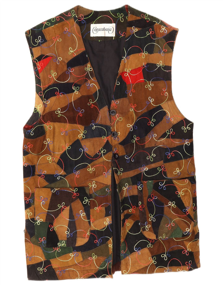 Copacabana Γυναικείο Longline Graphic Gilet EU 40 Medium Πολύχρωμο
