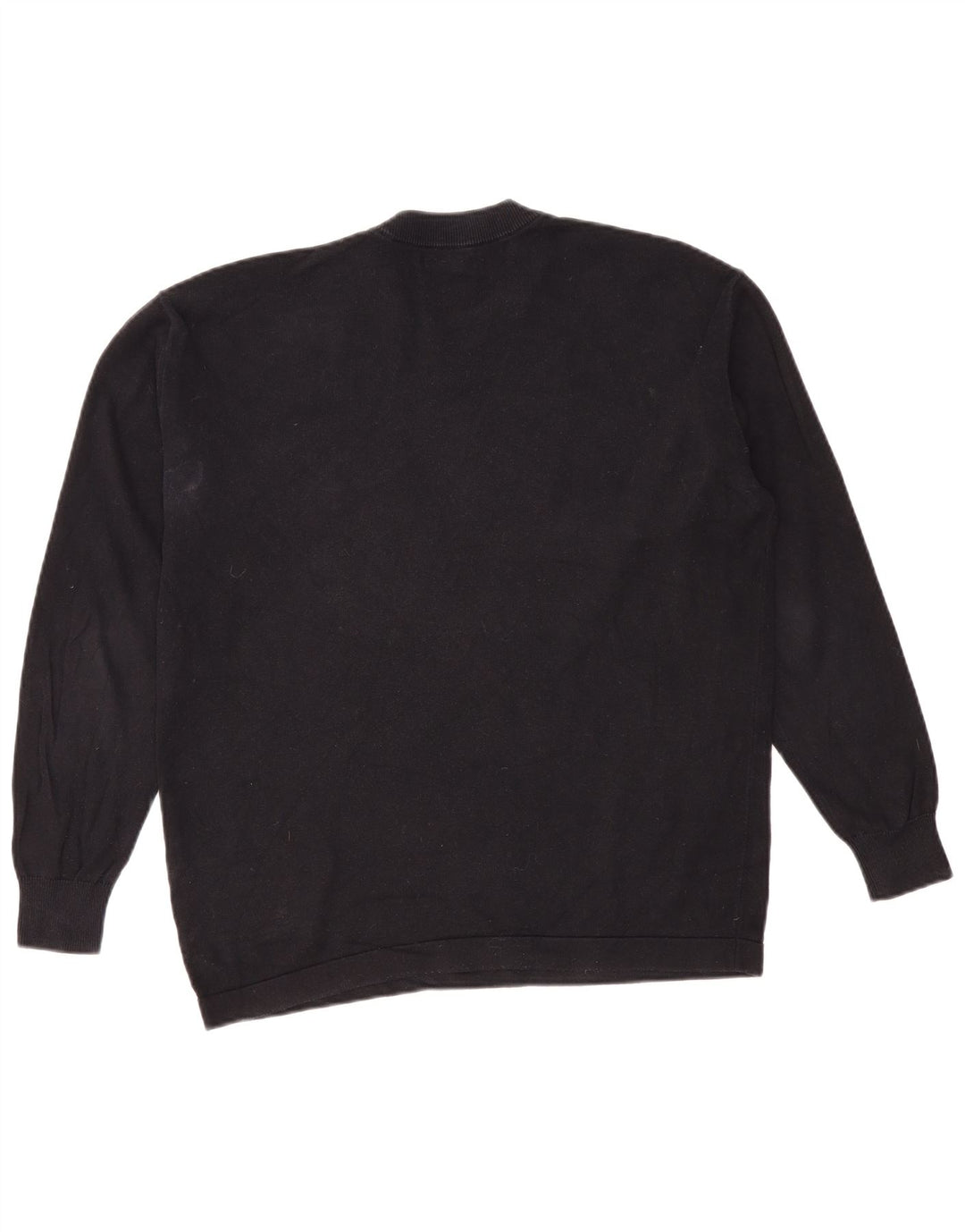 Ανδρικό πουλόβερ Zara Crew Neck Jumper Μικρό Μαύρο