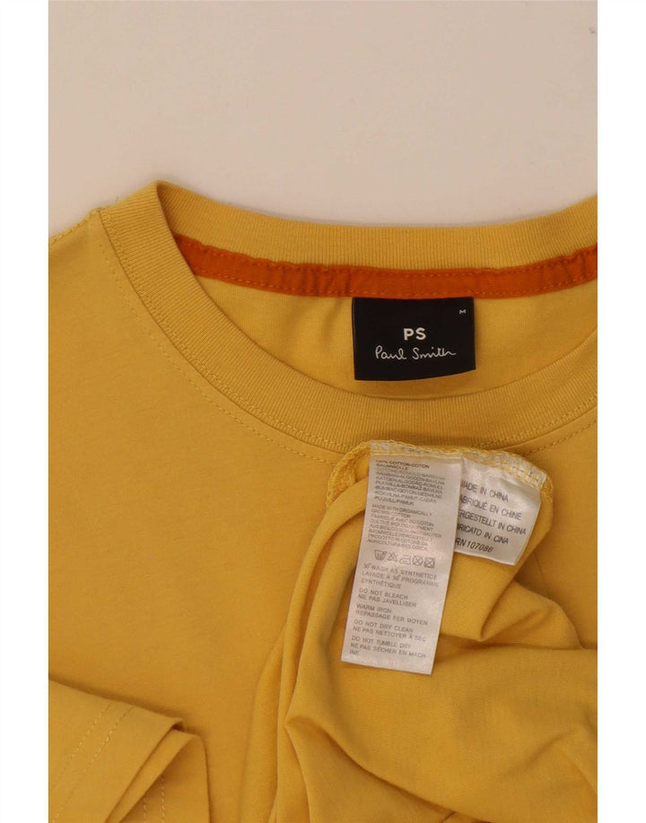 Ανδρικό μπλουζάκι Paul Smith Τοπ μεσαίο κίτρινο βαμβακερό