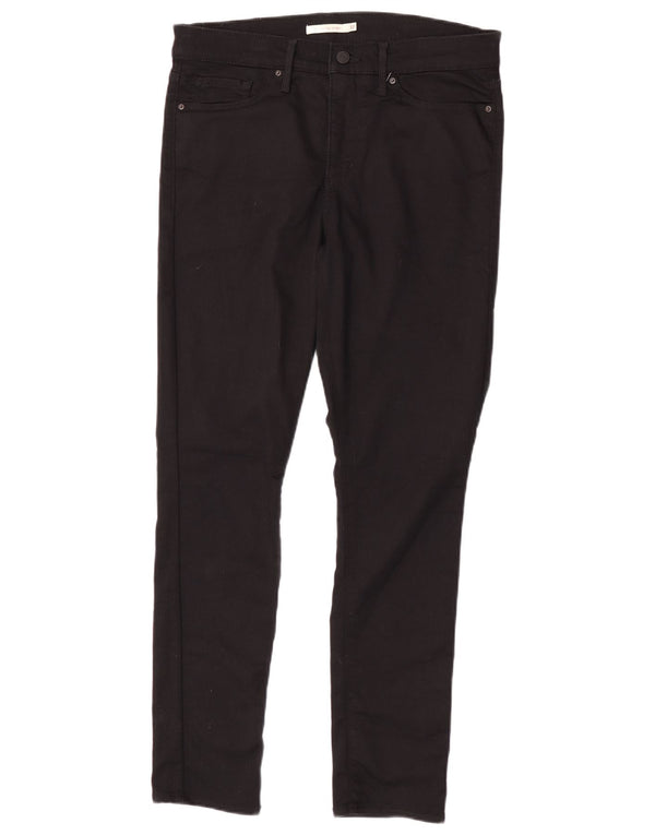 Levi's Womens 311 Skinny Casual Παντελόνι W32 L30 Μαύρο βαμβακερό