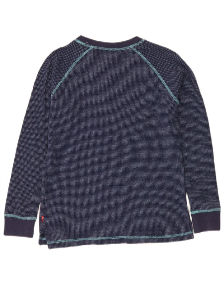 Levi's Boys Top Μακρυμάνικο 11-12 ετών Navy Blue Cotton