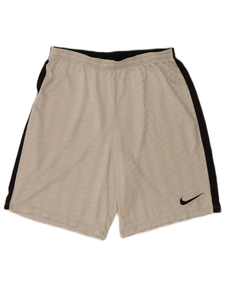 Ανδρικό αθλητικό σορτς Nike Dri Fit σε μεγάλο λευκό χρώμα από πολυεστέρα