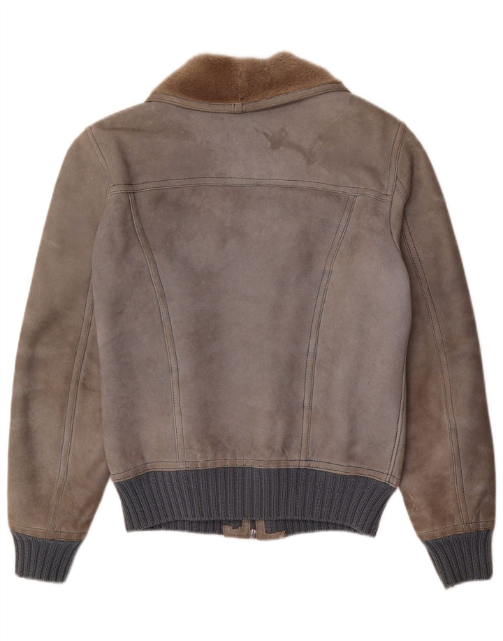 Ανδρικό Shearling Jacket VINTAGE IT 48 Medium Grey Shearling