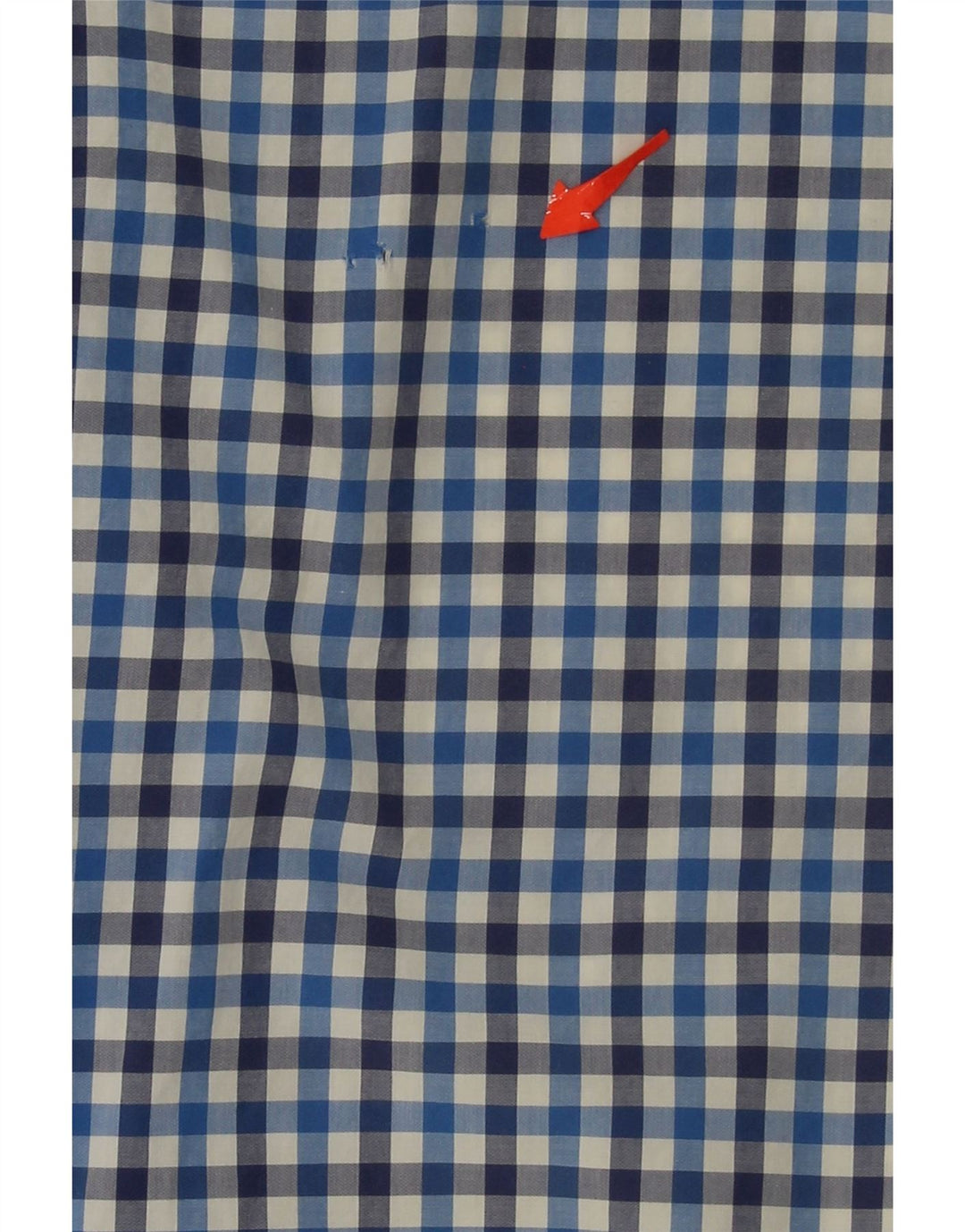 TOMMY HILFIGER Mens Custom Fit Short Sleeve Shirt Medium Blue Gingham Vintage Tommy Hilfiger and Second-Hand Tommy Hilfiger from Messina Hembry 