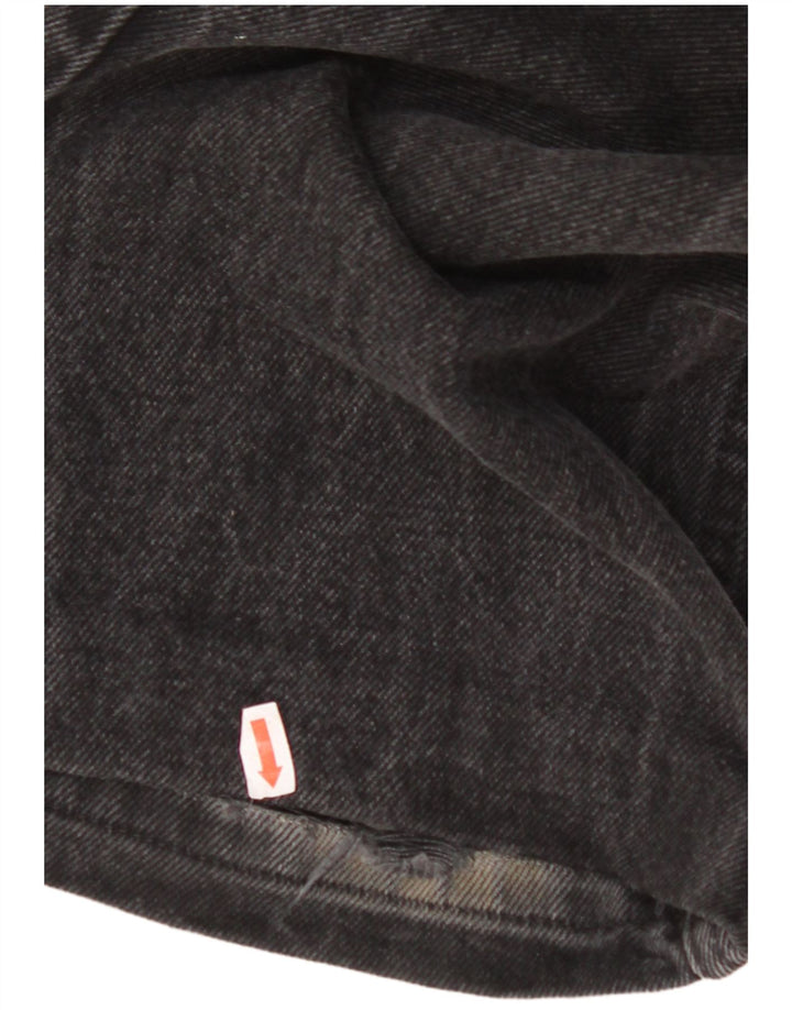 WRANGLER Mens Regular Straight Jeans W40 L29 Black Cotton