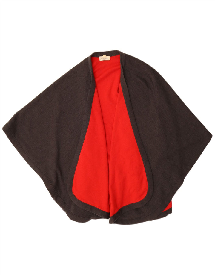 CELLINI Γυναικείο πουλόβερ Poncho Cardigan One Size Grey Colourblock