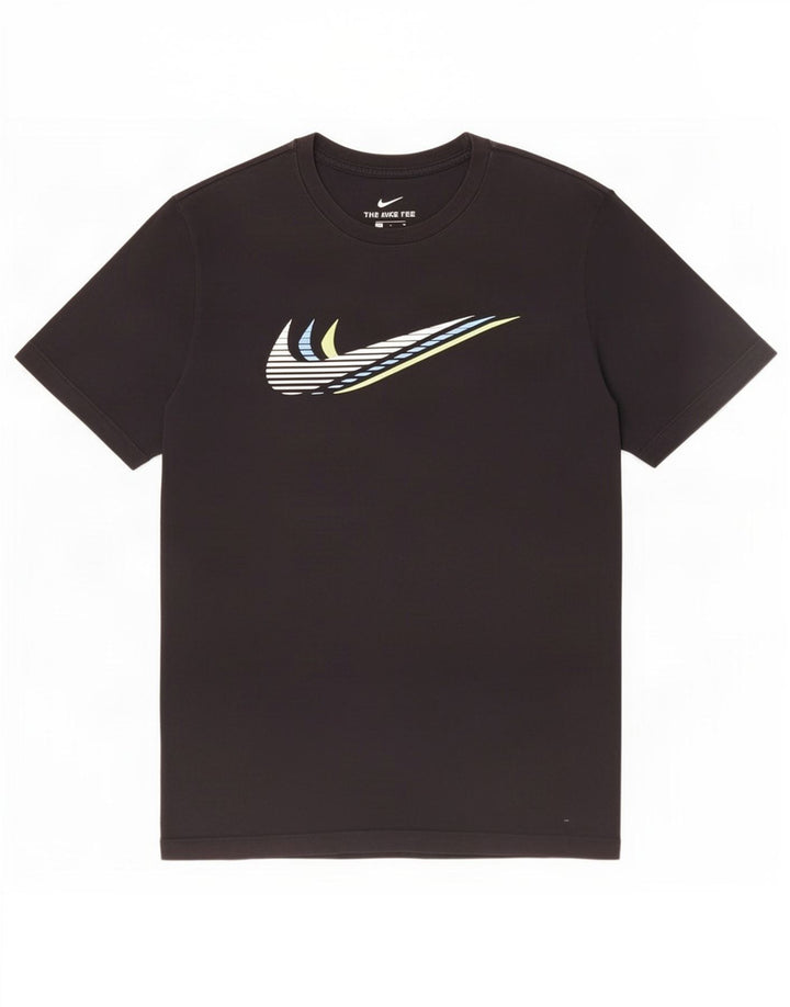 Ανδρικό γραφικό μπλουζάκι Nike, μεσαίο μαύρο
