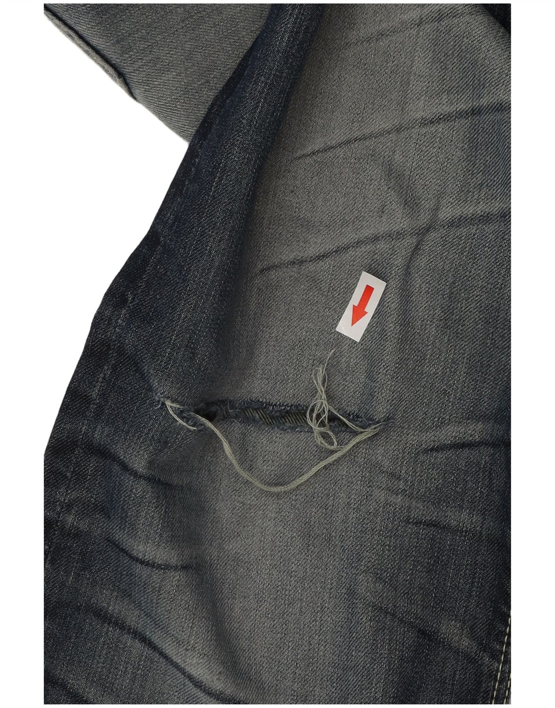 Ανδρικό τζιν ίσιο Superdry Officer W34 L32 Μπλε βαμβακερό