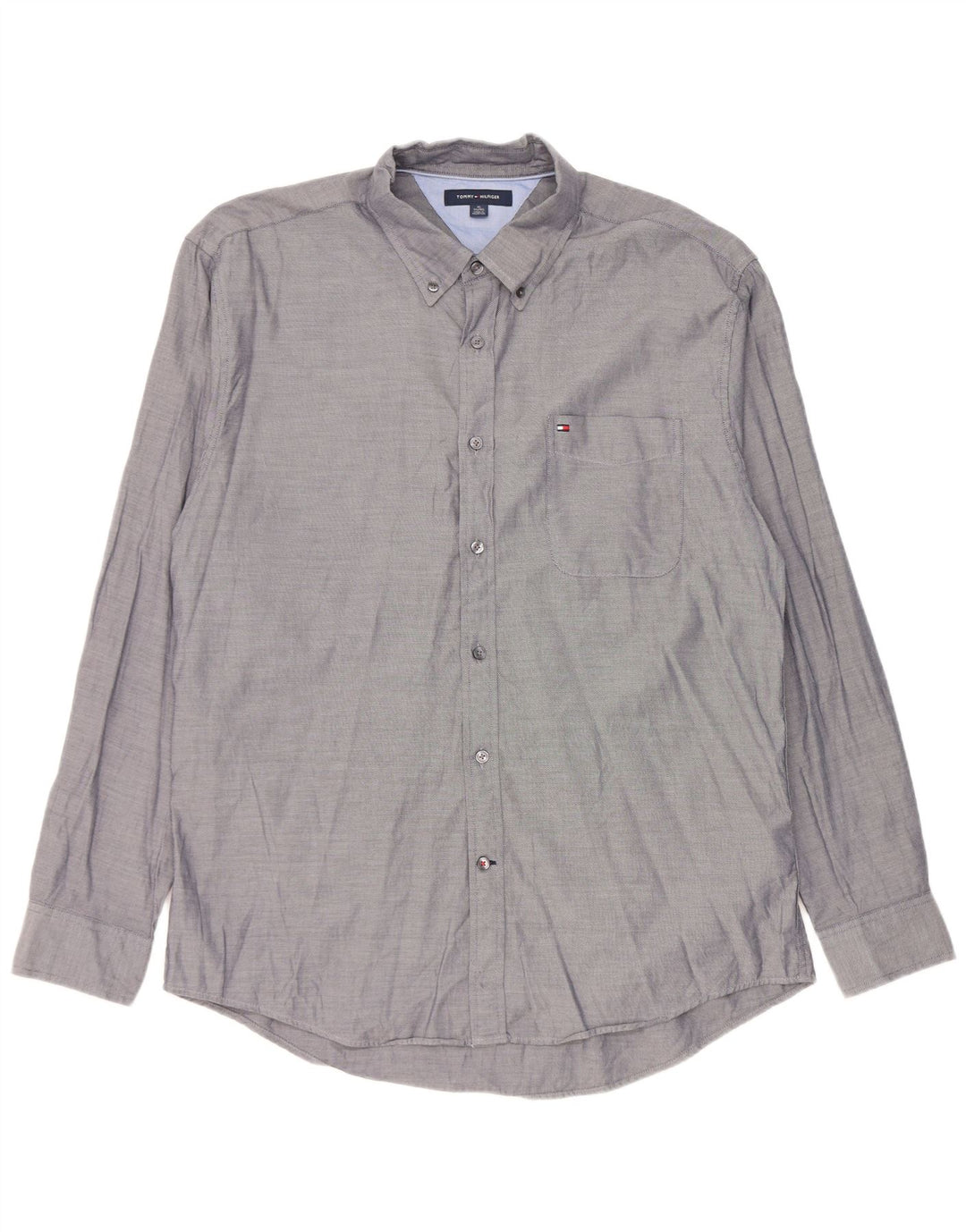 Ανδρικό πουκάμισο Tommy Hilfiger XL Navy Blue Cotton